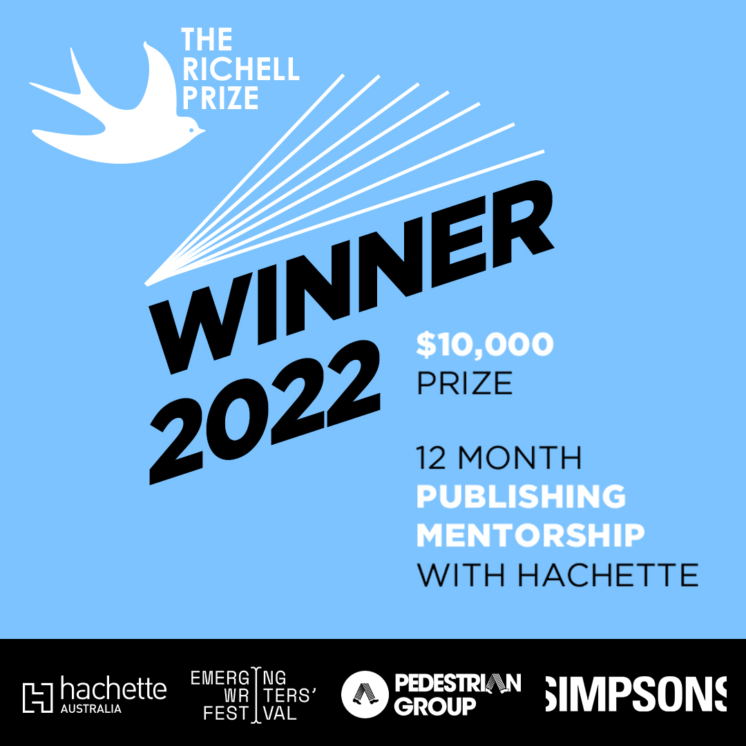2022 Richell Prize Winner Announced Emerging Writers Festival